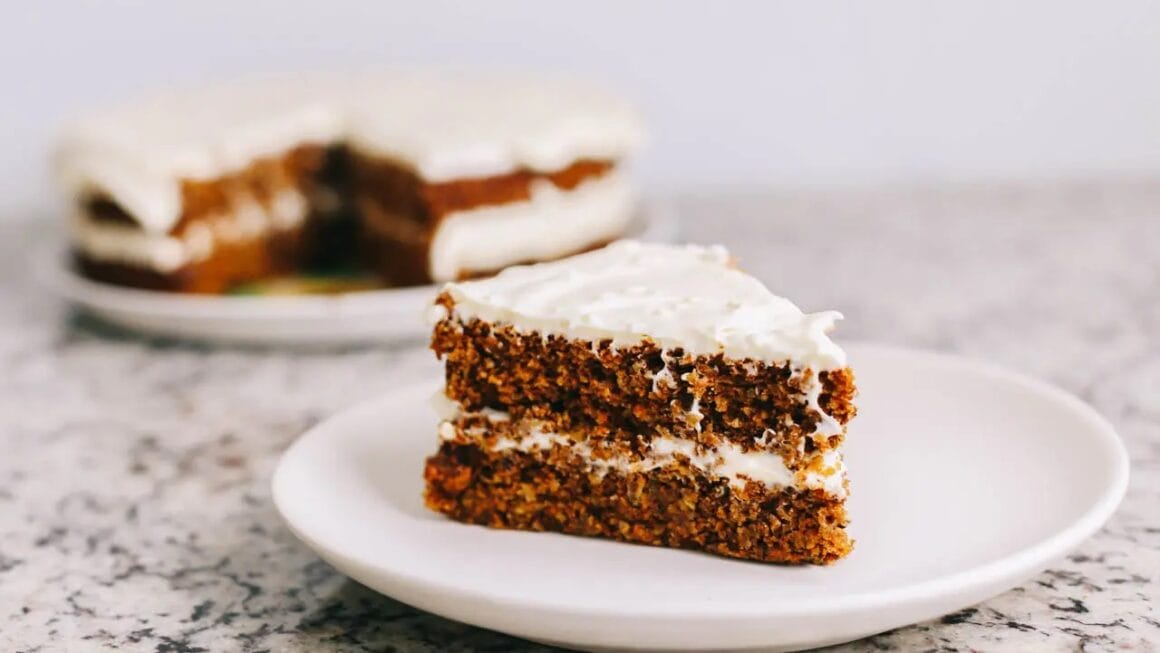 Vegan Carrot Cake with Cream Cheese Frosting