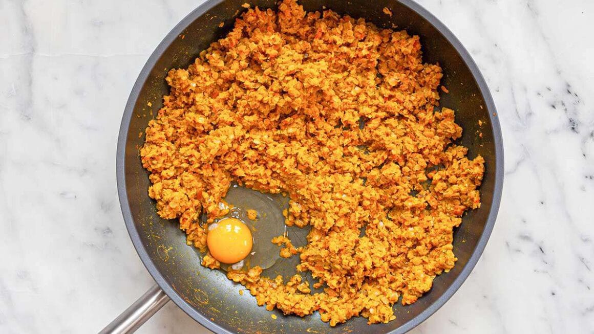 Indian Spiced Red Lentil Patties with Mango Chutney